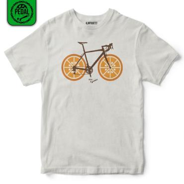Camiseta Bicicleta Frutas Naranjas