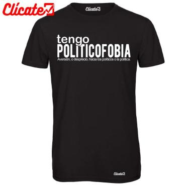 Camiseta tengo politicofobia