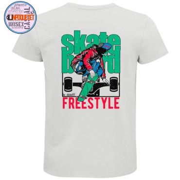 camiseta skateboard freestyle