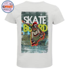 Camiseta Skull SkateBoard