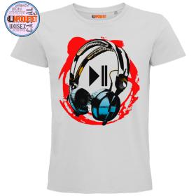 Camiseta de Música Cascos DJ
