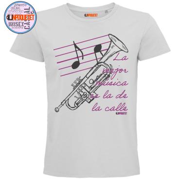 camiseta música de calle trompeta
